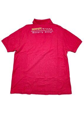 Ferrari Store Beverly Hills Employee Red Polo Shirt XL Scuderia RARE